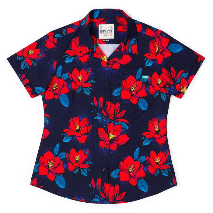 RSVLTS XS RSVLTS Women's Short Sleeve Shirt Bloom Service – Women's KUNUFLEX Short Sleeve Shirt Bloom Service – Women's KUNUFLEX Short Sleeve Shirt