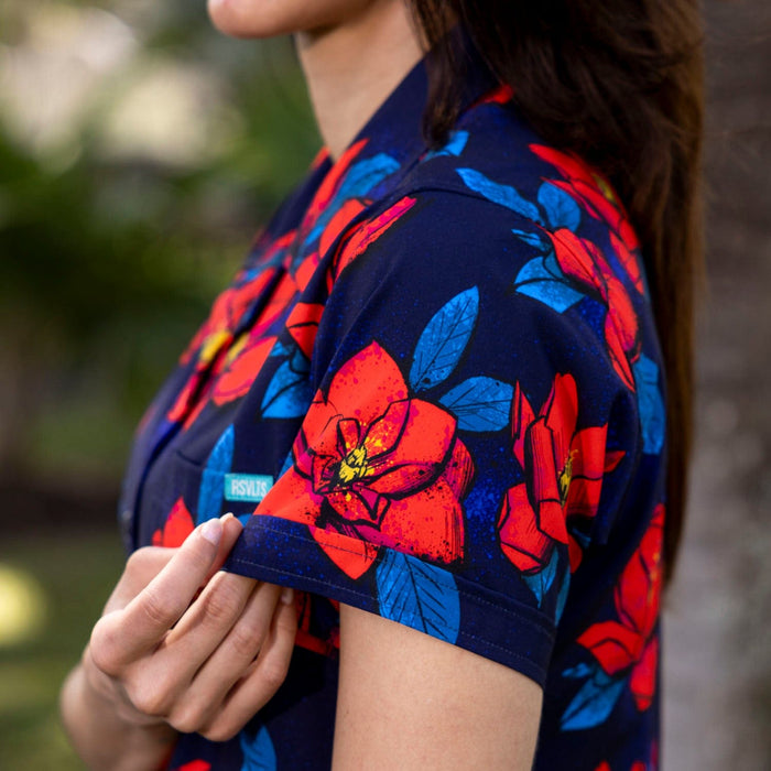RSVLTS RSVLTS Women's Short Sleeve Shirt Bloom Service – Women's KUNUFLEX Short Sleeve Shirt Bloom Service – Women's KUNUFLEX Short Sleeve Shirt