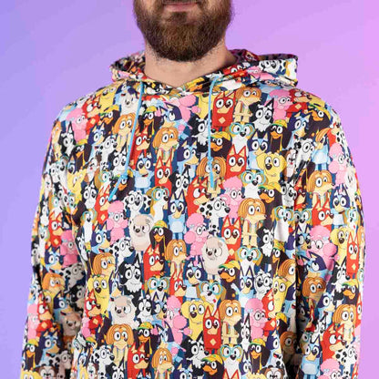 RSVLTS Bluey Performance Hoodie Bluey "Primary Pals" – Performance Hoodie