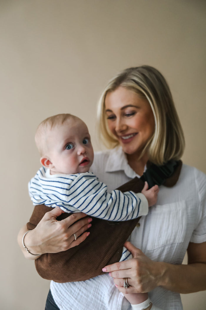 Boba Buddy Toddler Side Sling in Chocolate Brown