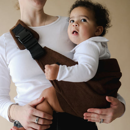 Boba Buddy Toddler Side Sling in Chocolate Brown