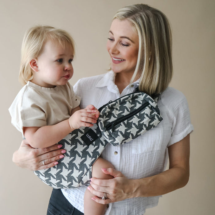 Boba Buddy Toddler Side Sling in Houndstooth