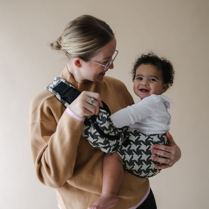 Boba Buddy Toddler Side Sling in Houndstooth