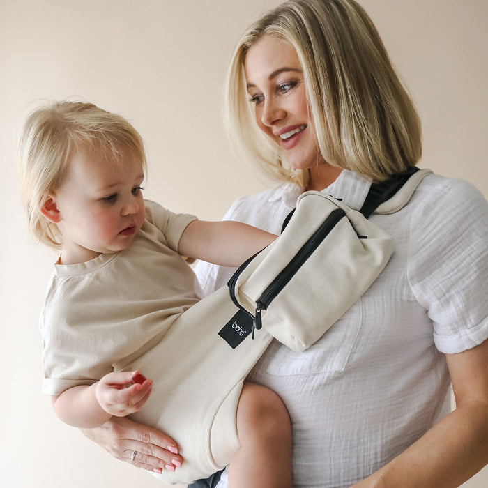 Boba Buddy Toddler Side Sling in Oat Cream