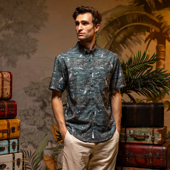 RSVLTS RSVLTS Short Sleeve Shirt Born On the Bayou – KUNUFLEX Short Sleeve Shirt Born On the Bayou – KUNUFLEX Short Sleeve Shirt
