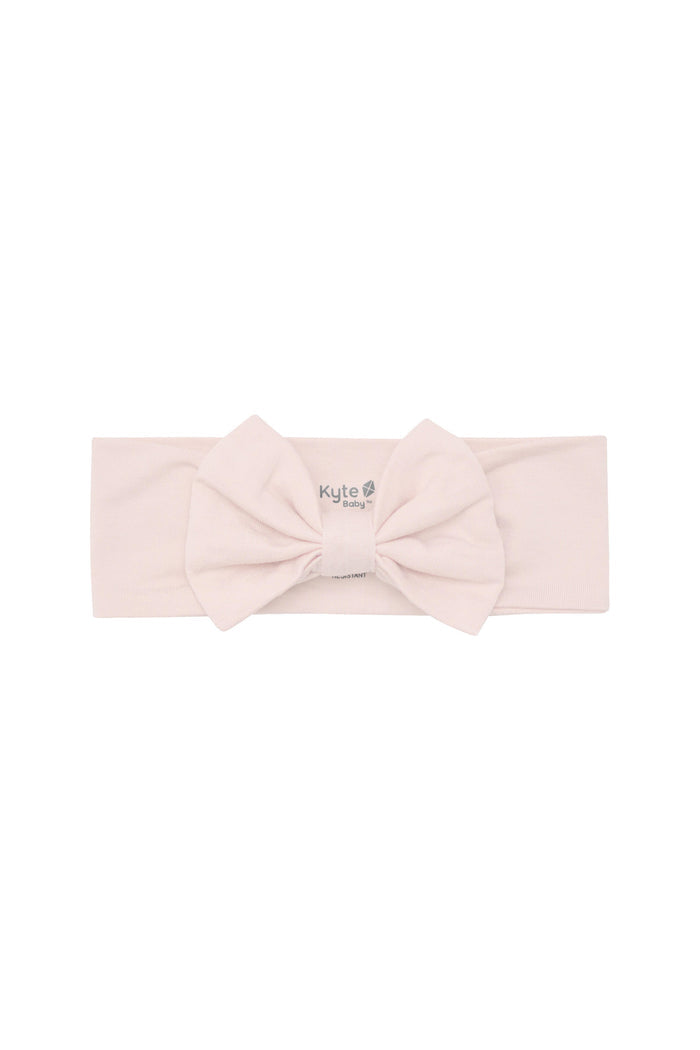 Bow Headband in Blush