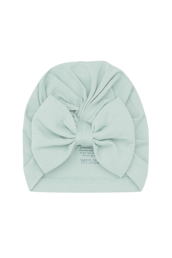 Green Bow Headwrap in Sage