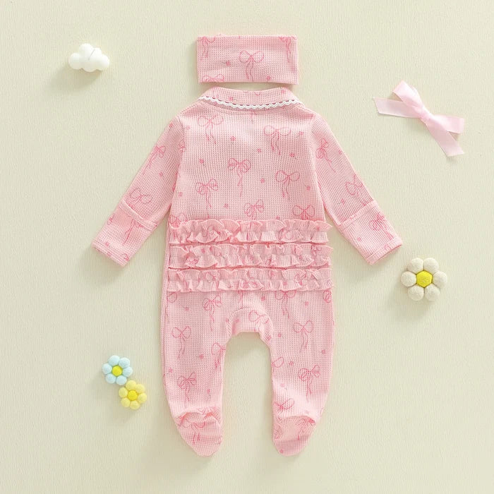 BOWTIES Ruffle Jumpsuit