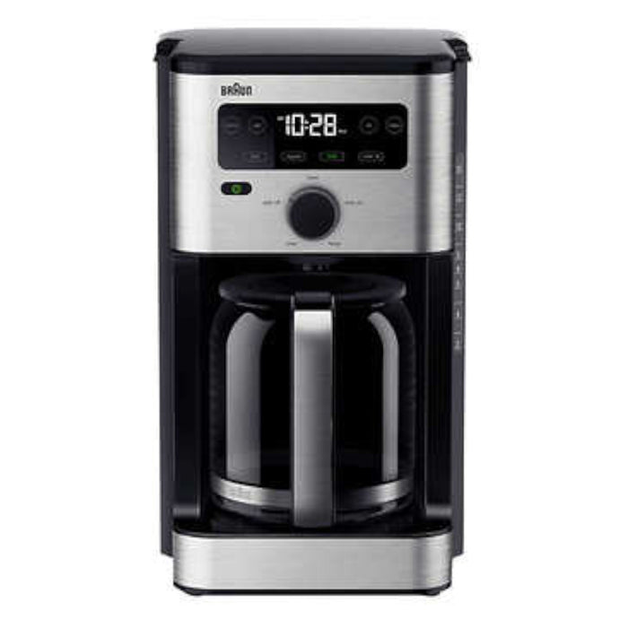 BRAUN 14 Cup Programmable Coffee maker - Factory serviced with Home Essentials warranty - KF5350BK