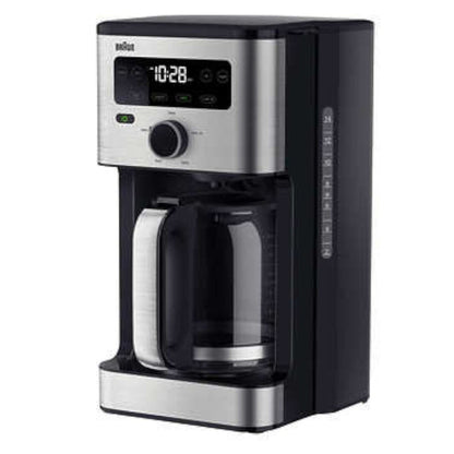 BRAUN 14 Cup Programmable Coffee maker - Factory serviced with Home Essentials warranty - KF5350BK