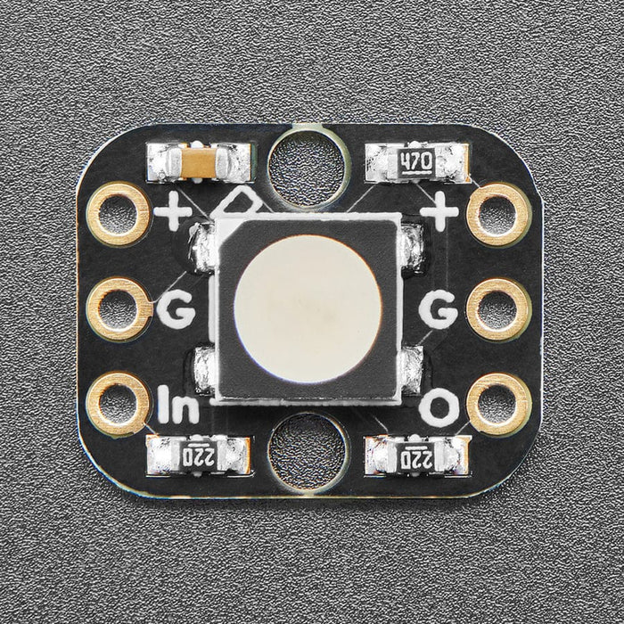 Breadboard-friendly RGB Smart NeoPixel - Pack of 5 by Adafruit - The Pi Hut