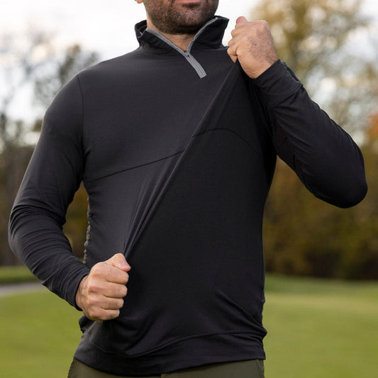 RSVLTS RSVLTS Breakfast Balls "Black" – Quarter Zip