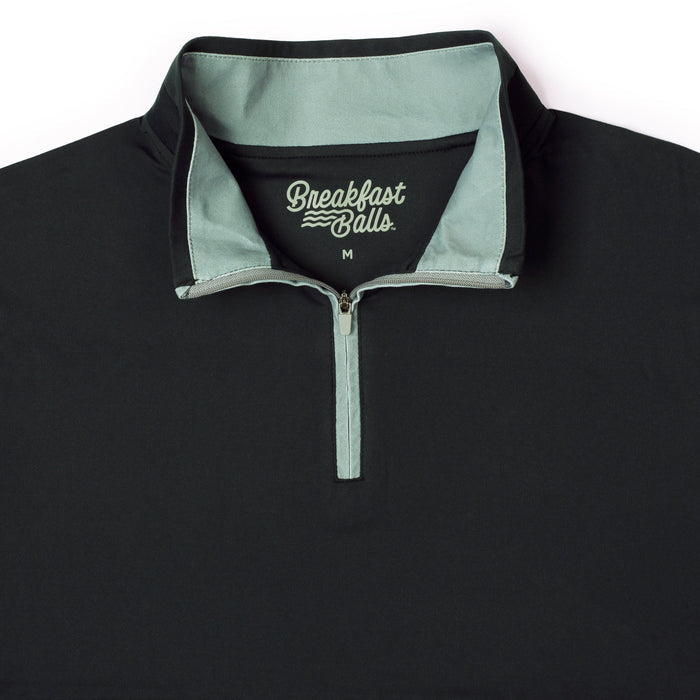 RSVLTS RSVLTS Breakfast Balls "Black" _ Quarter Zip