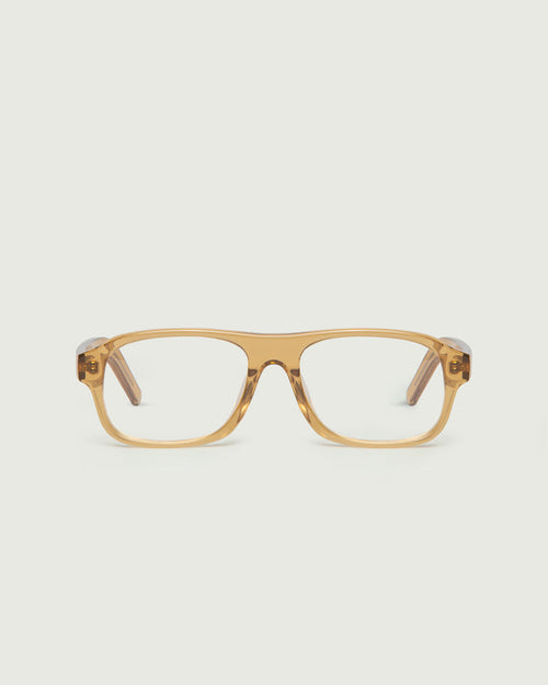Amber::Briggs  Eyeglasses square yellow acetate front
