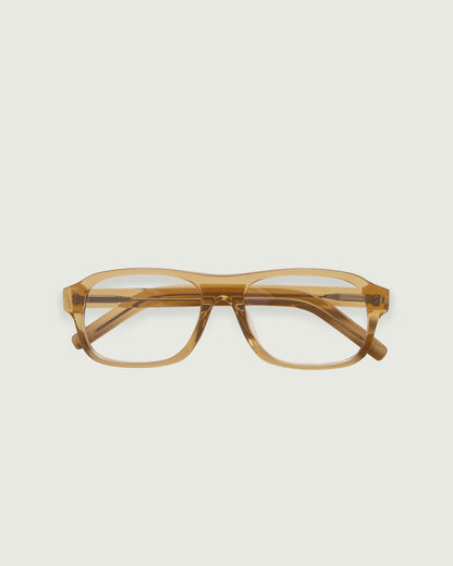 Amber::Briggs  Eyeglasses square yellow acetate top
