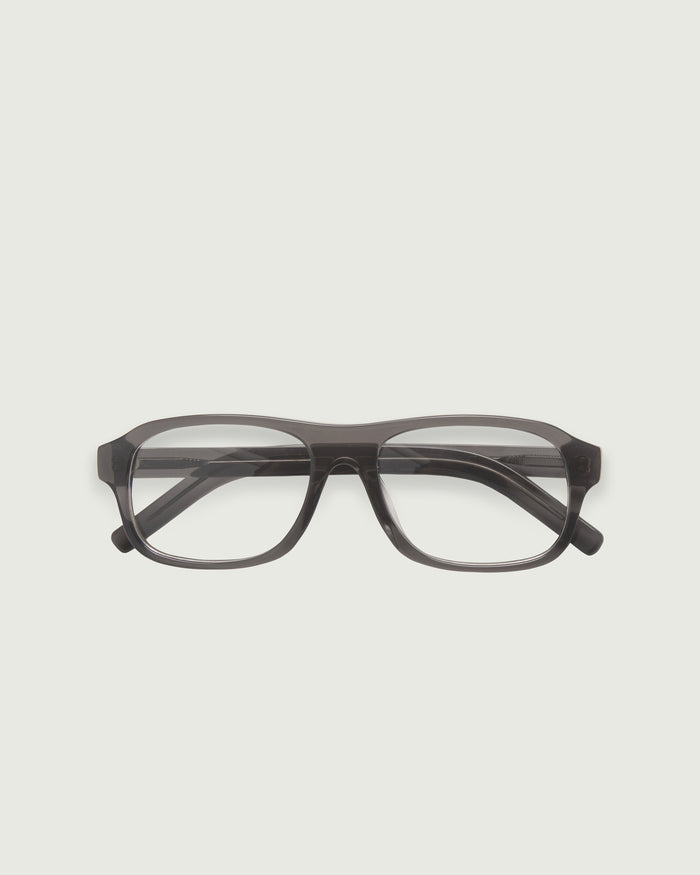 Ant::Briggs Eyeglasses square black acetate top
