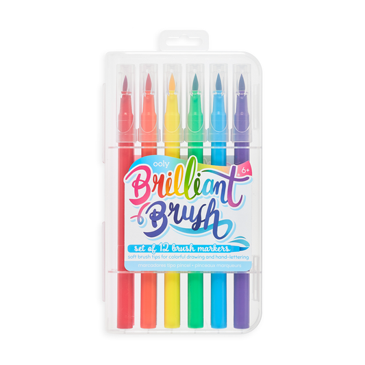 Brilliant Brush Markers - Set of 12