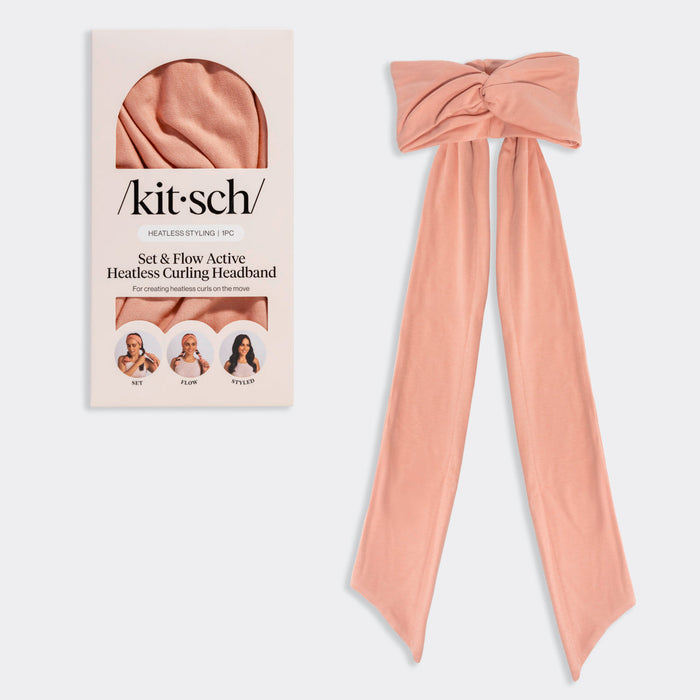Set & Flow Active Headband in Terracotta