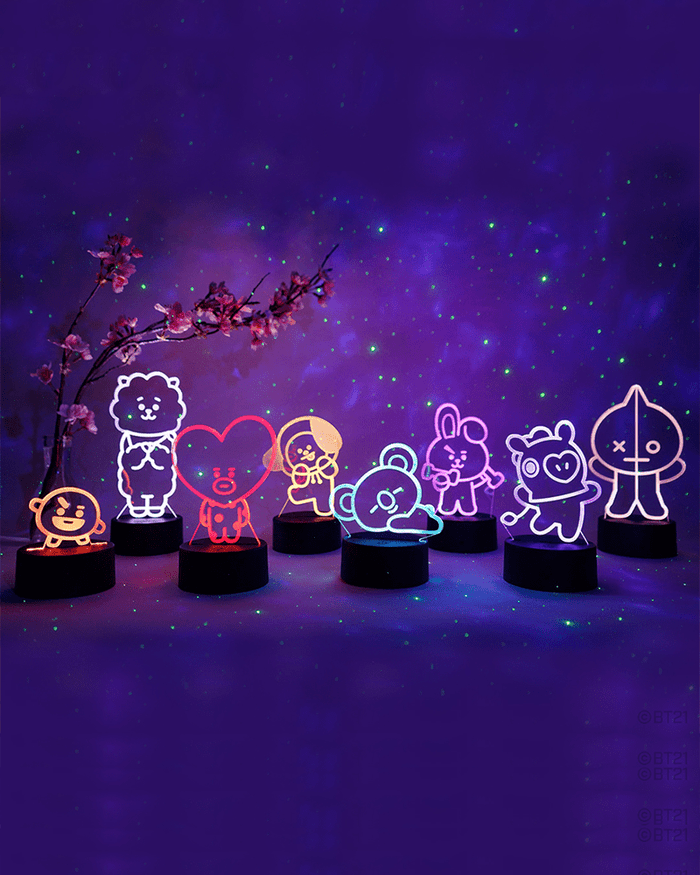 BT21 MANG LED Otaku Lamp