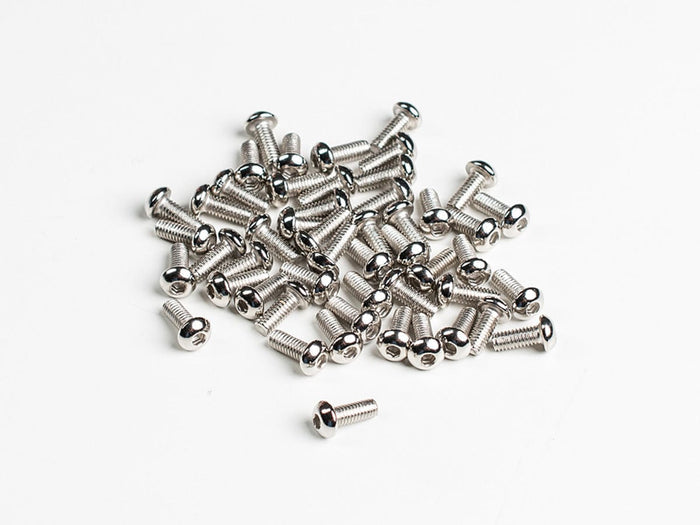 Button Hex Machine Screw - M4 thread - 10mm long - pack of 50 [Discontinued] by The Pi Hut - The Pi Hut