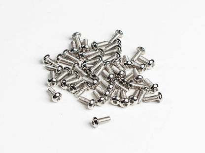 Button Hex Machine Screw - M4 thread - 10mm long - pack of 50 [Discontinued] by The Pi Hut - The Pi Hut