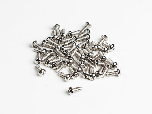 Button Hex Machine Screw - M4 thread - 10mm long - pack of 50 [Discontinued] by The Pi Hut - The Pi Hut