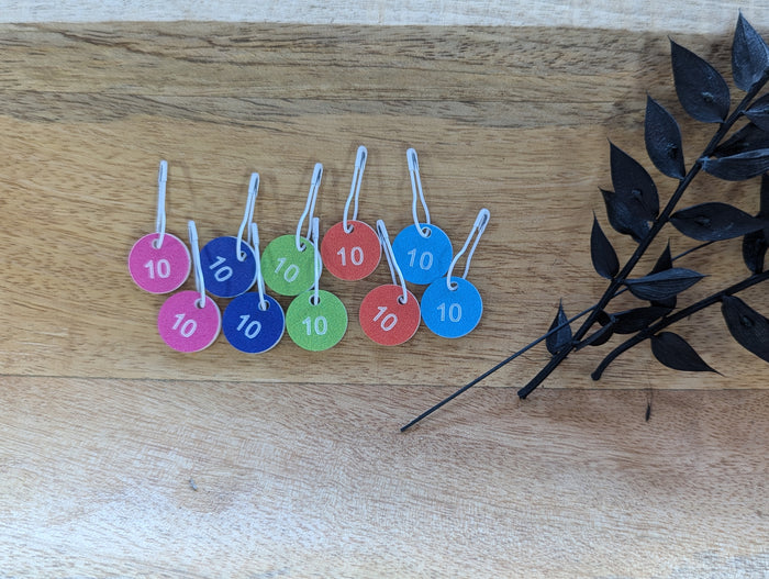 By The Tens Markers