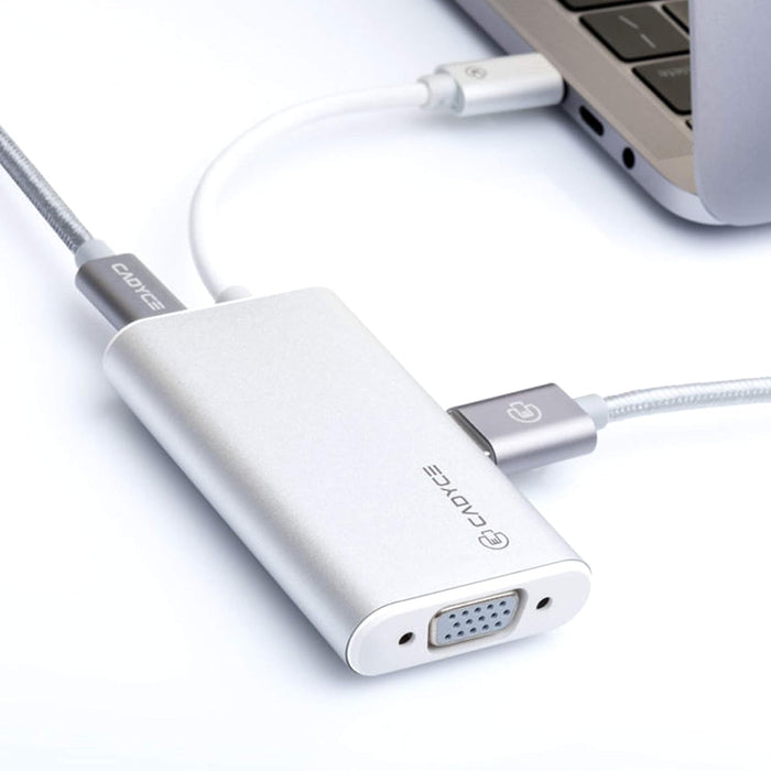 Cadyce CA-CVM USB-C VGA Multi-Port Adapter