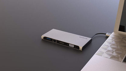 Cadyce CA U3TDS USB 3.0 Travel Docking Station