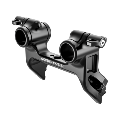 cage mount top dual rod clamp front angle