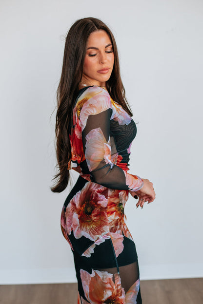Camellia Floral Top