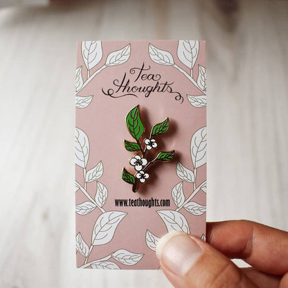Camellia Sinensis Enamel Pin
