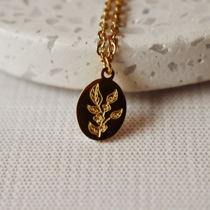 Camellia Sinensis Pendant Necklace