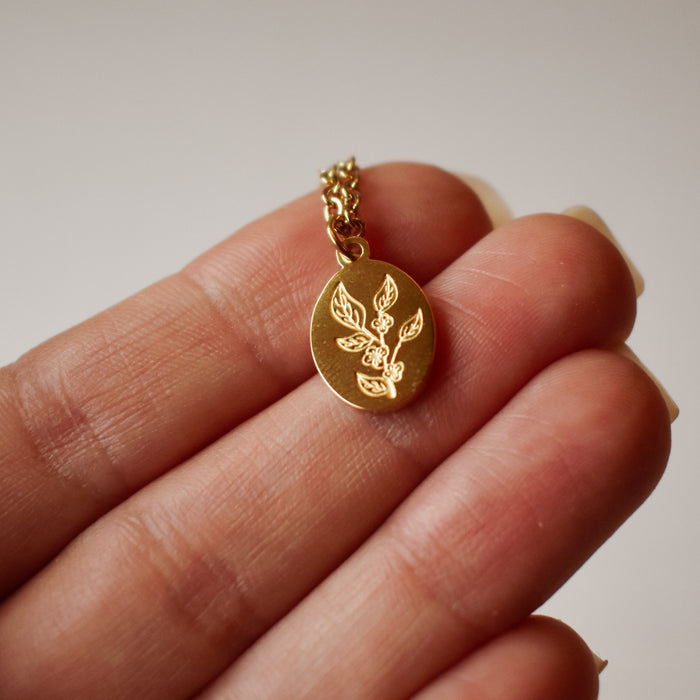 Camellia Sinensis Pendant Necklace