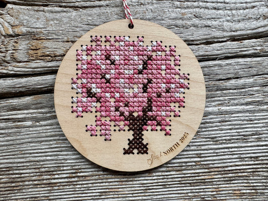Canadian Stitchery/Roxy Floss Co.- Stitch North Spring 2025 Ornament - DIY Kit
