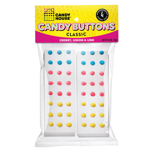 Candy House Original Candy Buttons Peg Bag - 24 Count