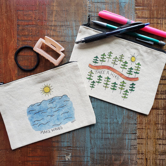 Canvas Pouches by Red Cottage Creative