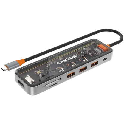 Canyon 7 PORT USB-C HUB DS-13 | CNS - TDS13 Canyon USB Hub Euronics Ireland