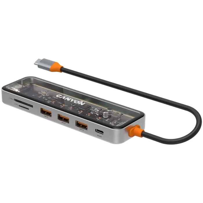Canyon 7 PORT USB-C HUB DS-13 | CNS - TDS13 Canyon USB Hub Euronics Ireland