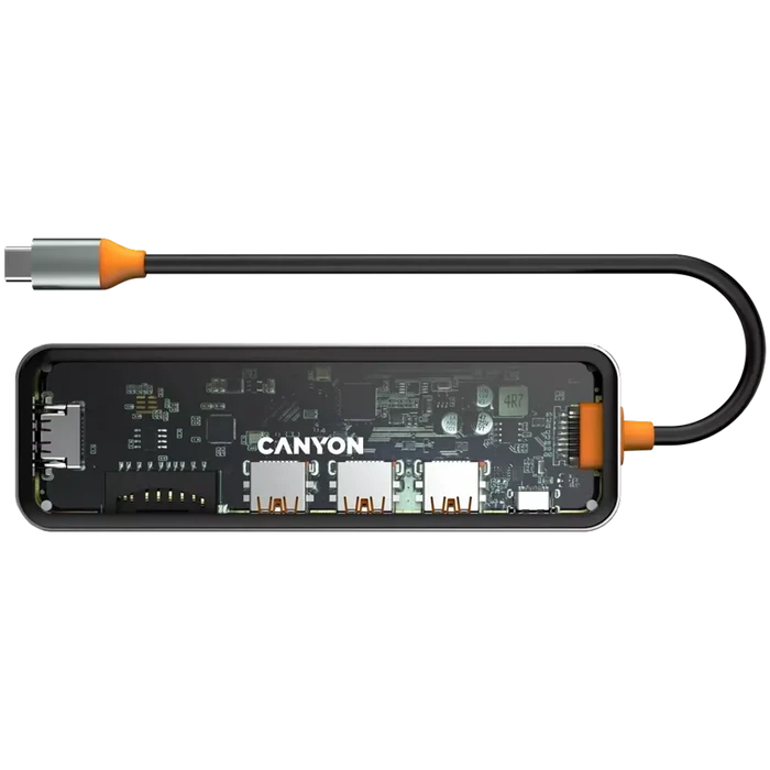 Canyon 7 PORT USB-C HUB DS-13 | CNS - TDS13 Canyon USB Hub Euronics Ireland