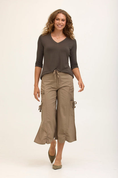 Core by XCVI Cargo Gaucho Crop