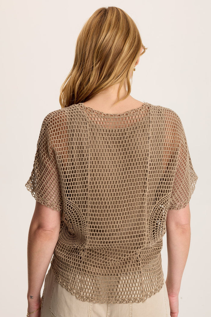 XCVI Centre Crochet Layert Top