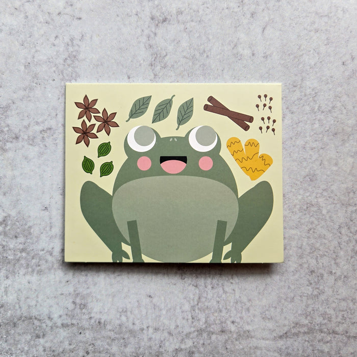 Chai Frog Greeting Card + Tea Bag
