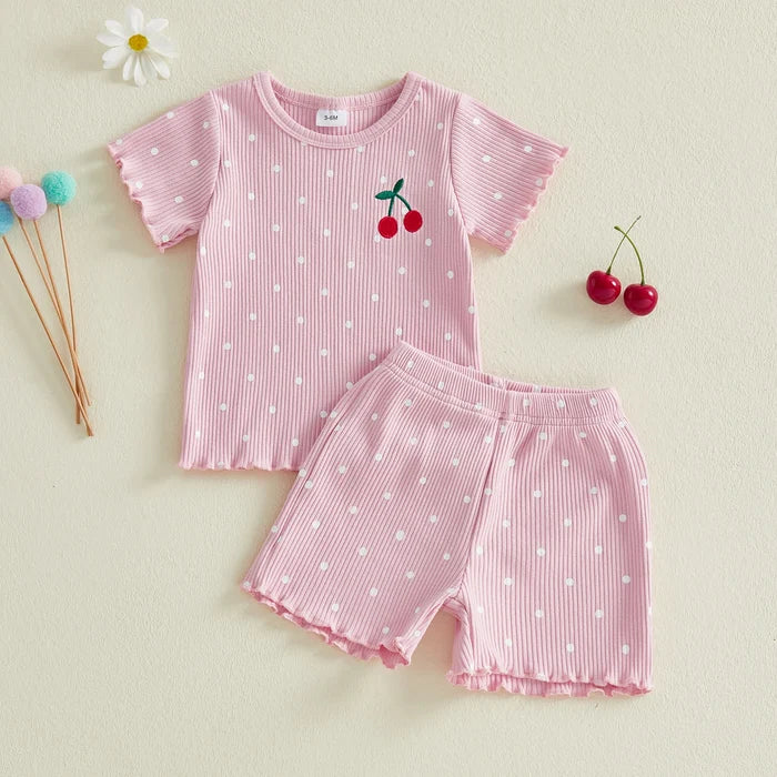 CHERRIES Polka Dot Outfit