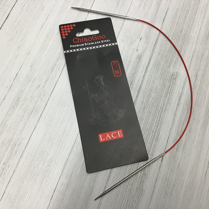 ChiaoGoo Red Lace Needles 16”