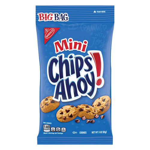 Chips Ahoy Mini Chocolate Chip Cookies Bag - 12 Count