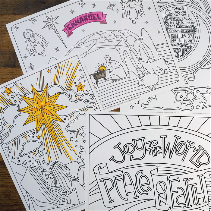 Christmas Coloring Pages: Volume 2