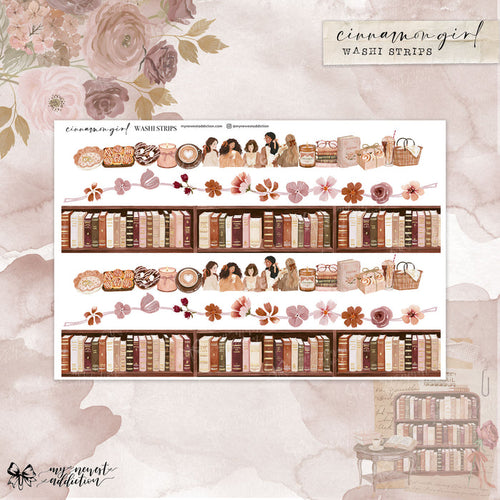 Cinnamon Girl Washi Strips
