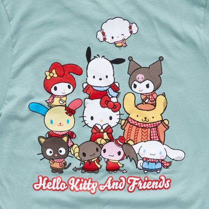 Cinnamoroll Adult Sweater Weather Tee (Light Green) Apparel Mad Engine Global LLC