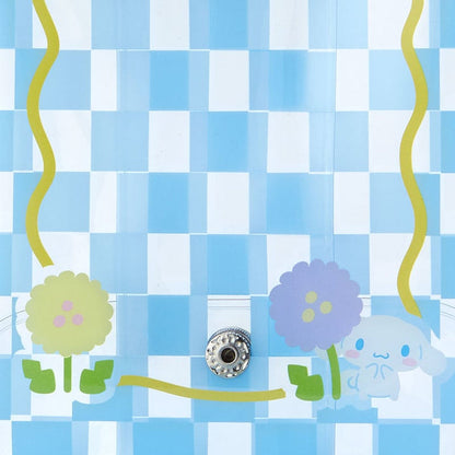 Cinnamoroll Clear Snap Mini Pouch (Pastel Check Series) Bags Japan Original